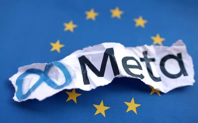 eu flag and meta logo are seen in this illustration may 22 2023 photo reuters eu flag and meta logo are seen in this illustration may 22 2023 photo reuters