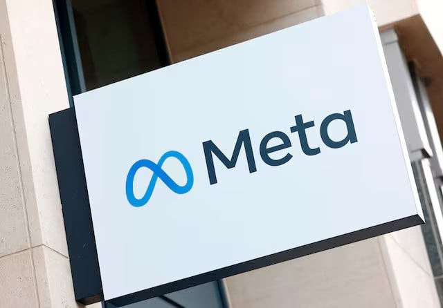 the logo of meta platforms business group is seen in brussels belgium december 6 2022 photo reuters the logo of meta platforms business group is seen in brussels belgium december 6 2022 photo reuters