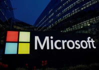 a view shows a microsoft logo at microsoft offices in issy les moulineaux near paris france march 25 2024 photo reuters