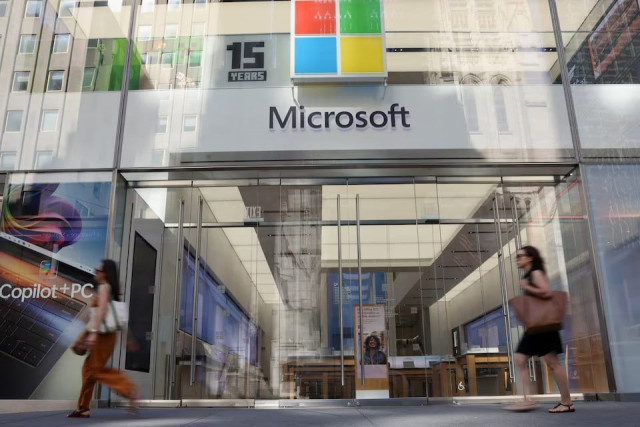 a microsoft experience centre in new york city us photo reuters a microsoft experience centre in new york city us photo reuters