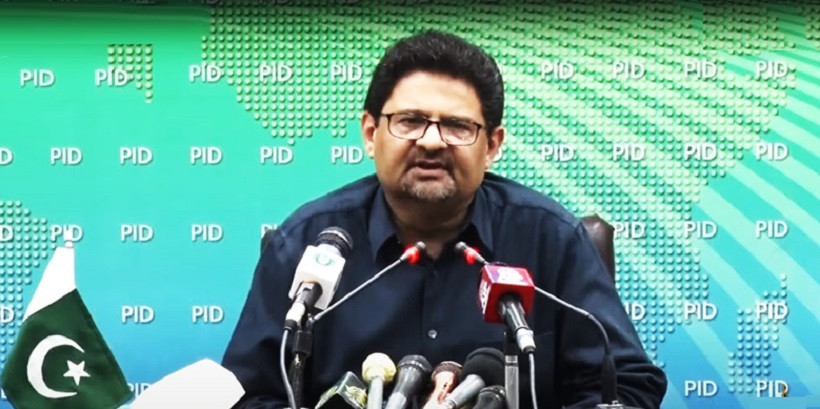 finance minister miftah ismail addresses media on may 15 2022 photo radio pakistan