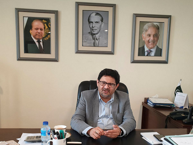 federal minister for finance and revenue miftah ismail speaks during an interview with reuters at his office in islamabad pakistan june 11 2022 photo reuters