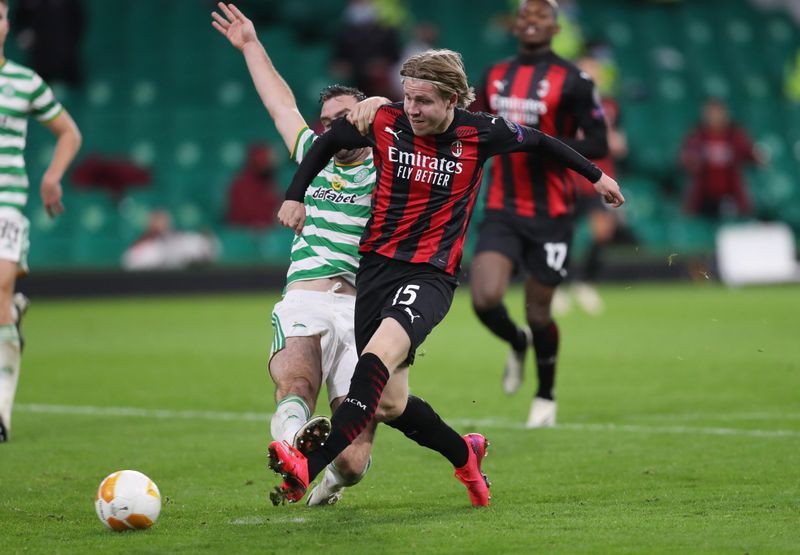 Simon Kjær and AC Milan win 1-0 over Tottenham