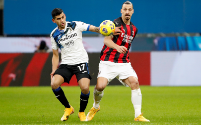 ac milan stay top despite atalanta defeat as rivals inter held
