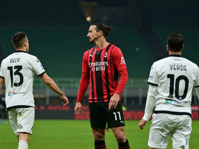 spezia stop ac milan topping serie a