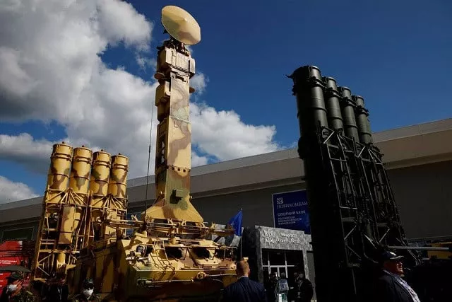 russian missile air defence systems are seen during the international military technical forum army 2021 at patriot congress and exhibition centre in moscow region russia august 23 2021 photo reuters russian missile air defence systems are seen during the international military technical forum army 2021 at patriot congress and exhibition centre in moscow region russia august 23 2021 photo reuters