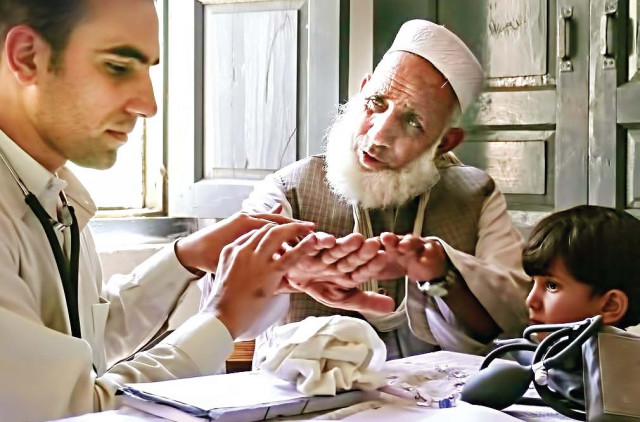 medical camp 60 of 600 residents suffer from skin diseases