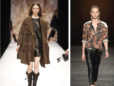 trend report luxury meets edgy chic with leather