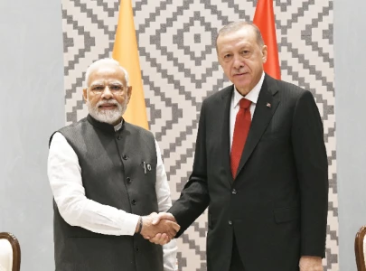 modi erdogan hold unexpected meeting at sco summit