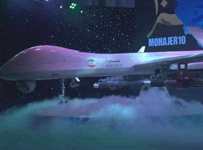 iran unveils its latest attack drone iran unveils its latest attack drone
