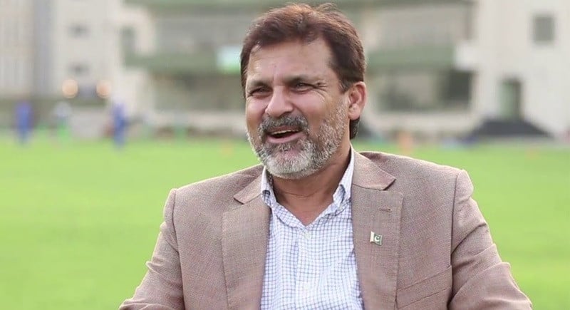 former pakistan cricket captain and wicketkeeper moin khan photo file