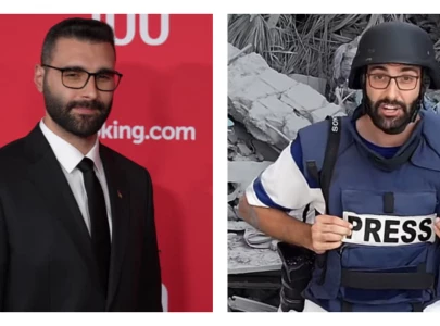 motaz azaiza attends time100 gala calls for freedom of palestinians