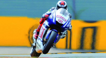 lorenzo on pole in germany