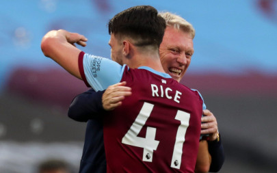 west ham will back rice in push for goals says moyes