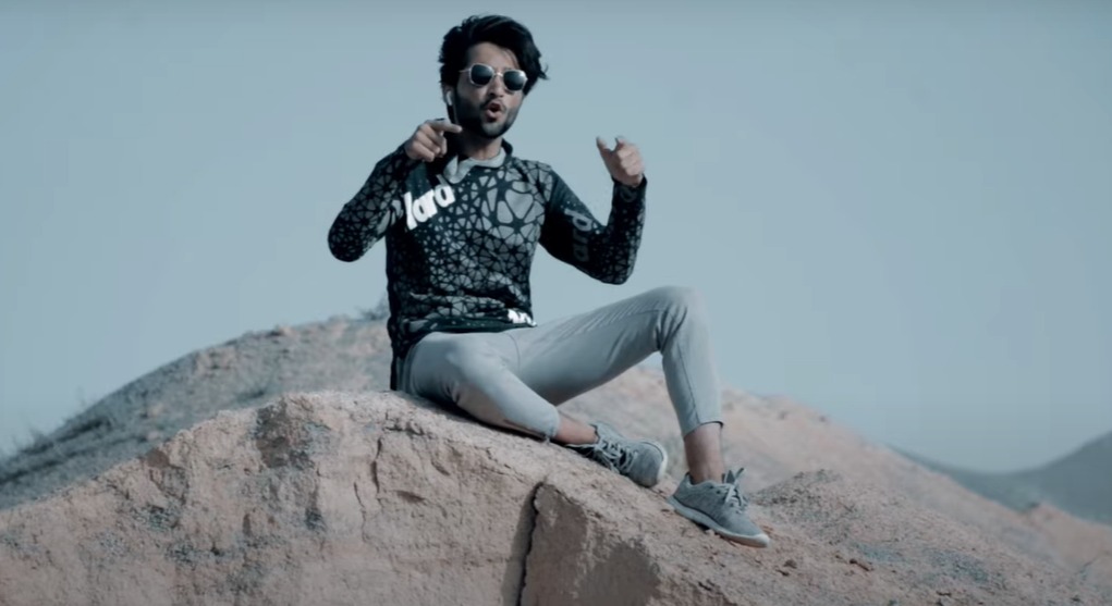 mudassir baloch in a rap song