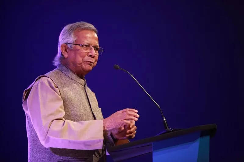 nobel peace laureate muhammad yunus speaks at the trust women conference london britain december 1 2016 photo reuters nobel peace laureate muhammad yunus speaks at the trust women conference london britain december 1 2016 photo reuters