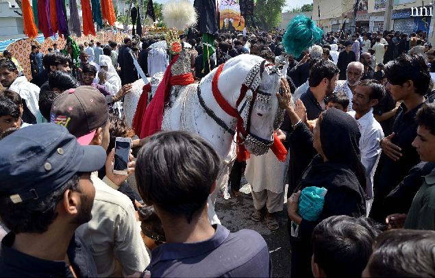 muharram procession is being taken out in punjab s attock district photo nni