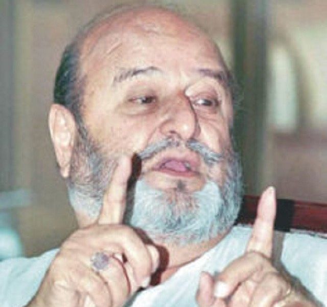 former sindh chief minister and governor mumtaz bhutto photo express