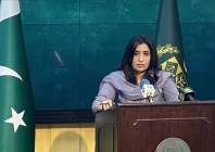 foreign office spokesperson mumtaz zahra baloch speaks during the weekly briefing in islamabad november 02 2023 photo anadolu agency