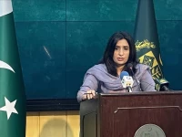 foreign office spokesperson mumtaz zahra baloch speaks during the weekly briefing in islamabad november 02 2023 photo anadolu agency