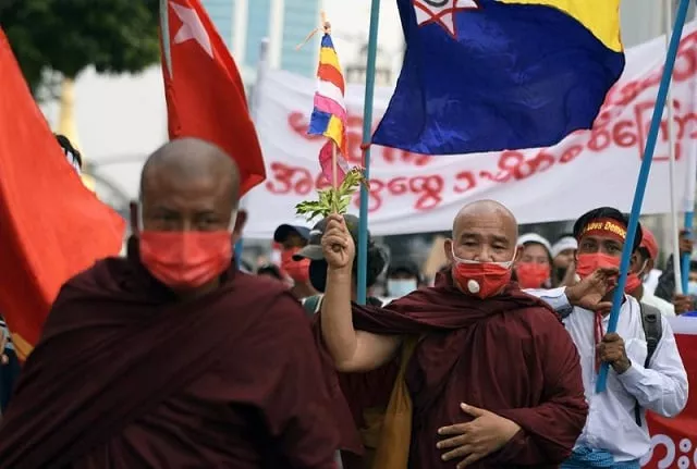 myanmar buddhist group signals break with authorities after violent crackdown myanmar buddhist group signals break with authorities after violent crackdown