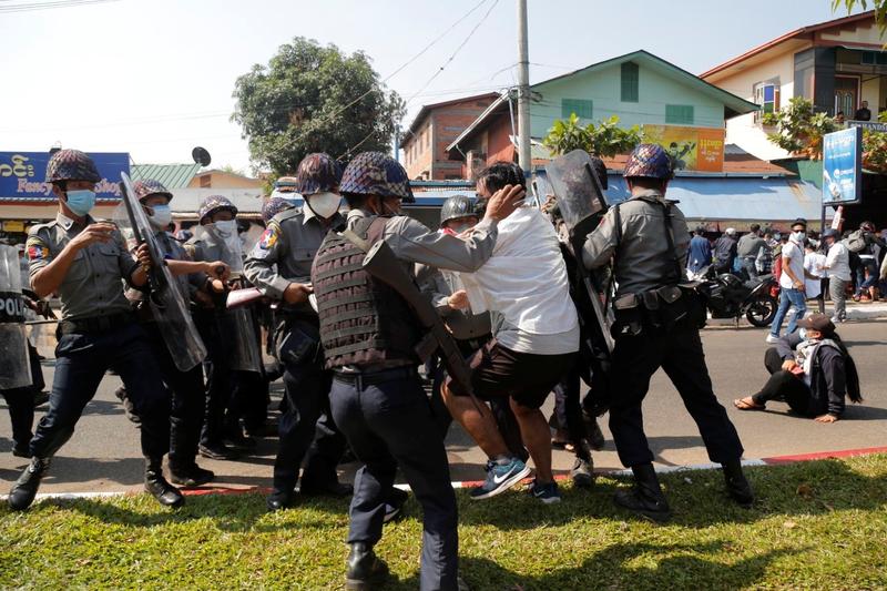 Myanmar army hunts protest backer over social media comments - Vimarsana News