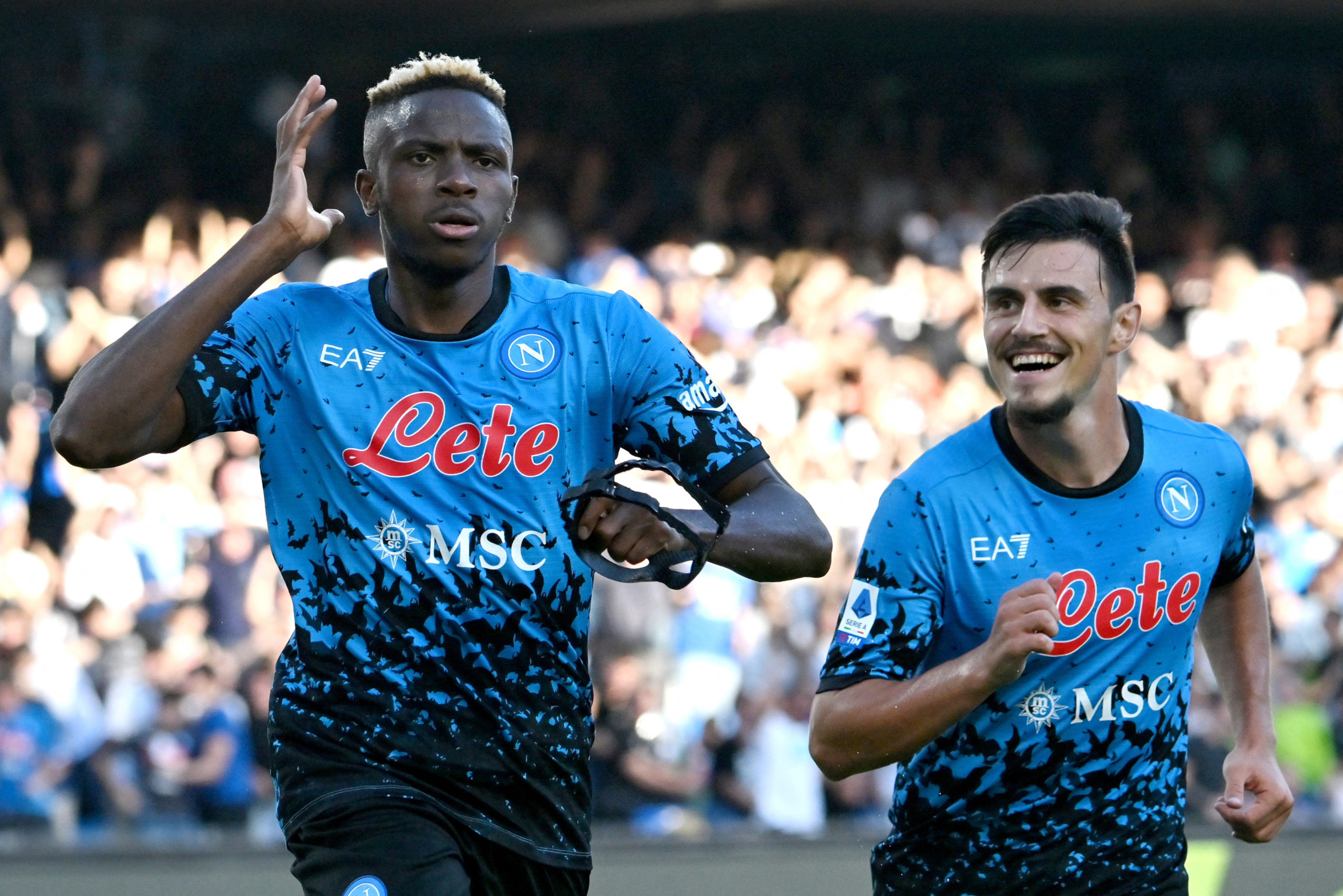 Osimhen fires Napoli six clear