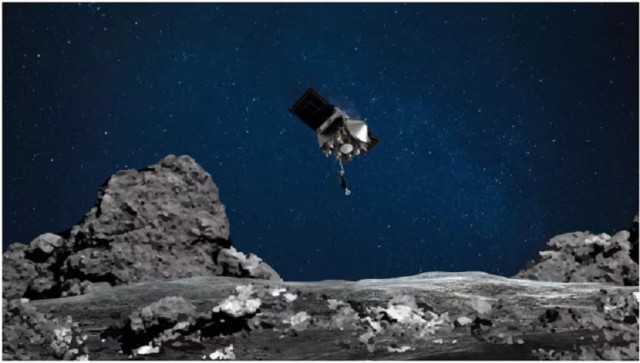 an artistic rendition of osiris rex approaching the asteroid bennu photo afp an artistic rendition of osiris rex approaching the asteroid bennu photo afp
