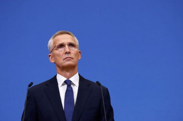 nato secretary general jens stoltenberg holds a news conference at the alliance s headquarters in brussels belgium september 30 2022 photo reuters nato secretary general jens stoltenberg holds a news conference at the alliance s headquarters in brussels belgium september 30 2022 photo reuters