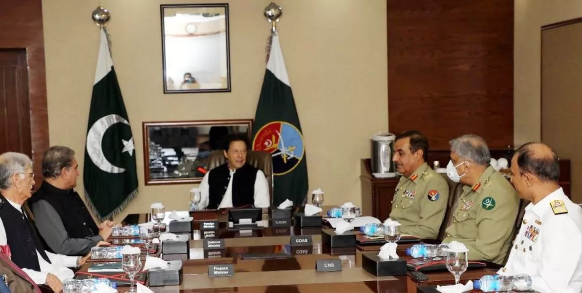 25th meeting of the national command authority nca was held under the chairmanship of prime minister imran khan at headquarters strategic plans division on september 8 2021 photo pid 25th meeting of the national command authority nca was held under the chairmanship of prime minister imran khan at headquarters strategic plans division on september 8 2021 photo pid