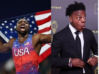 noah lyles silences rematch questions with ishowspeed let s find somebody faster noah lyles silences rematch questions with ishowspeed let s find somebody faster