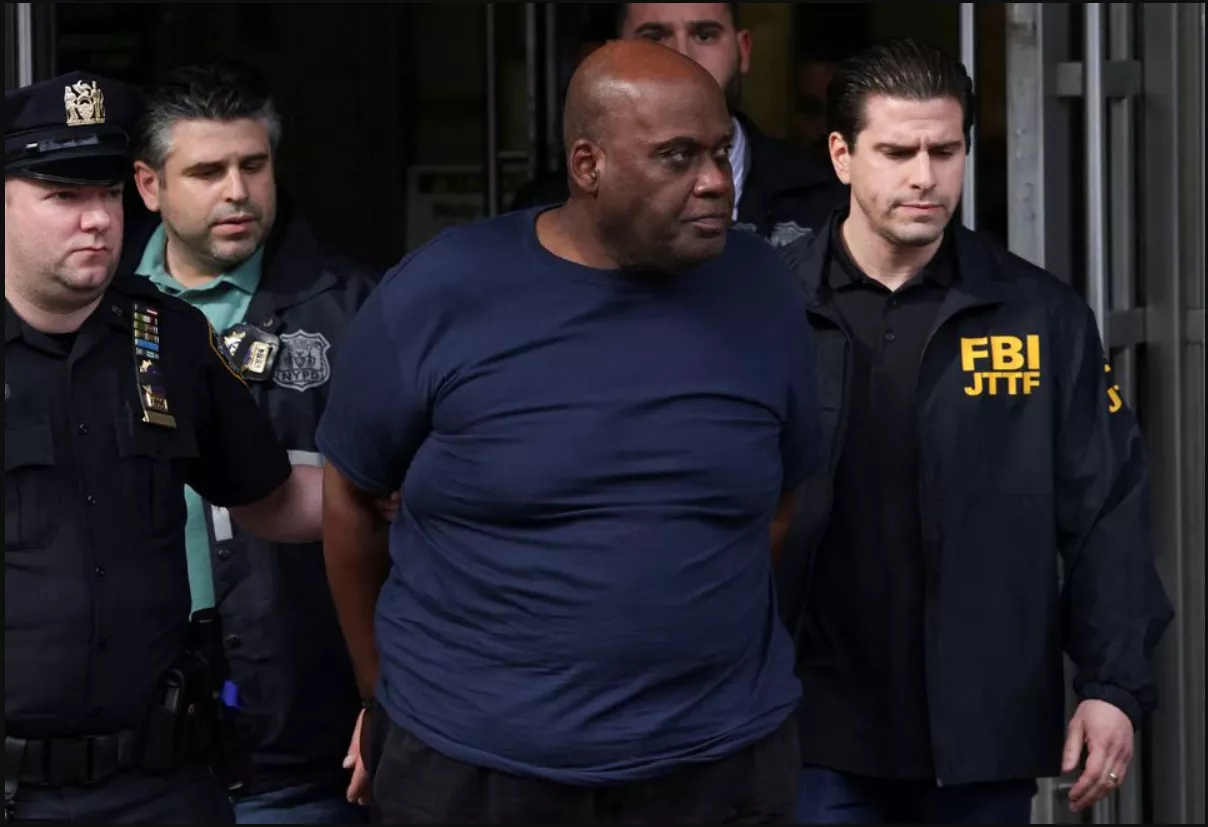 frank james the suspect in the brooklyn subway shooting walks outside a police precinct in new york city new york u s april 13 2022 reuters andrew kelly frank james the suspect in the brooklyn subway shooting walks outside a police precinct in new york city new york u s april 13 2022 reuters andrew kelly