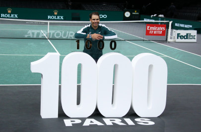 nadal survives lopez scare in paris to claim 1 000th win nadal survives lopez scare in paris to claim 1 000th win