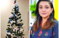 nadia opted for a blue and silver tree photos instagram