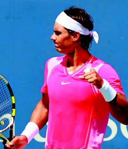 nadal federer advance in cincinnati