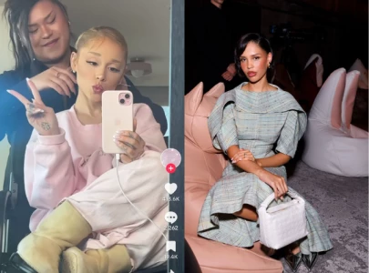 ariana grande impersonates influencer nara smith in tiktok video ariana grande impersonates influencer nara smith in tiktok video
