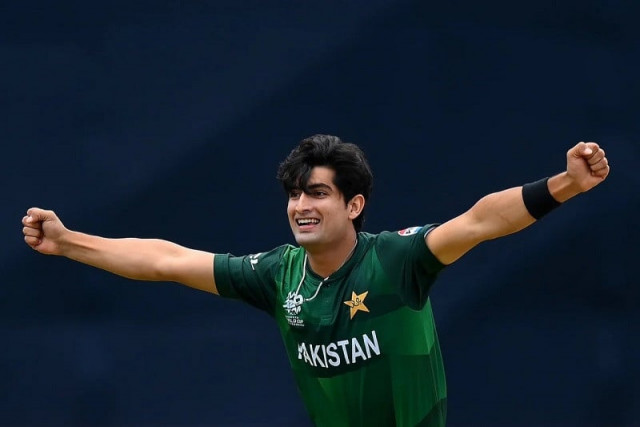 pakistan pacer naseem shah claimed the crucial wicket photo espncricinfo pakistan pacer naseem shah claimed the crucial wicket photo espncricinfo