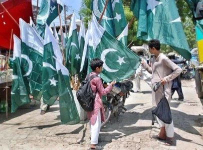 sales of national flag surge in city sales of national flag surge in city