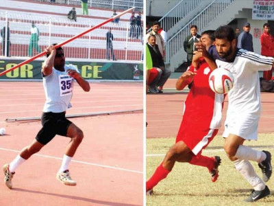 army cements top spot with 30 golds