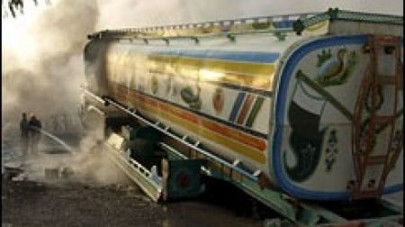 tanker crushes eight of a family