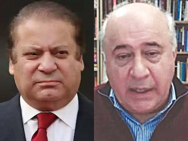 a combined photo of broadsheet ceo kaveh moussavi and former prime minister nawaz sharif photo express