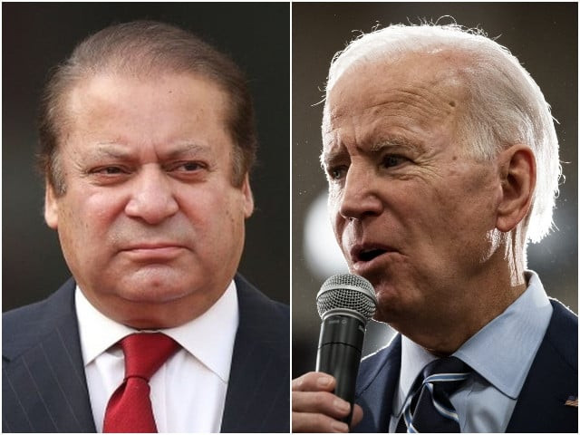 former premier nawaz sharif responds to us president joe biden photo file former premier nawaz sharif responds to us president joe biden photo file