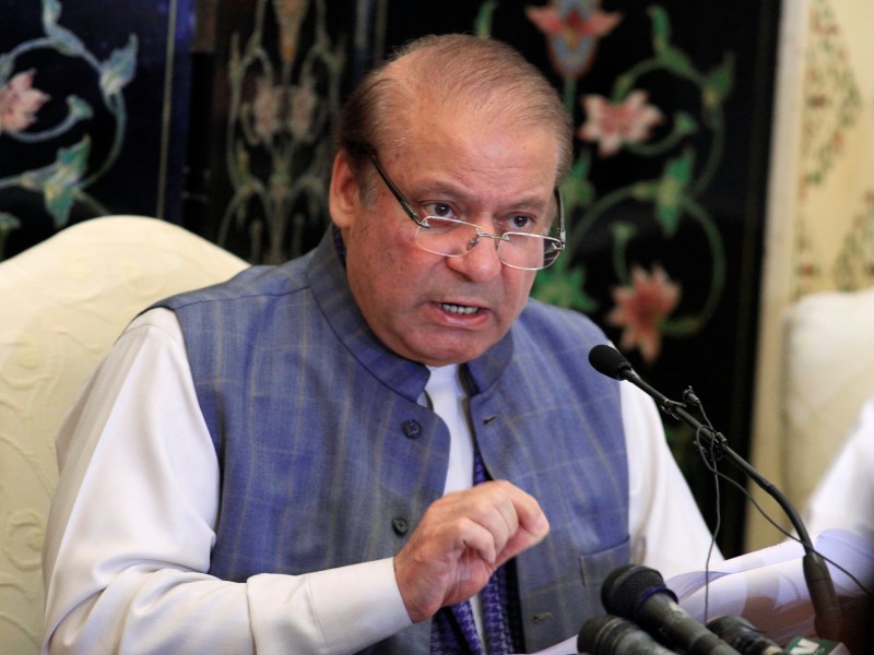 nawaz sharif former prime minister and leader of pakistan muslim league nawaz gestures during a news conference in islamabad photo reuters file