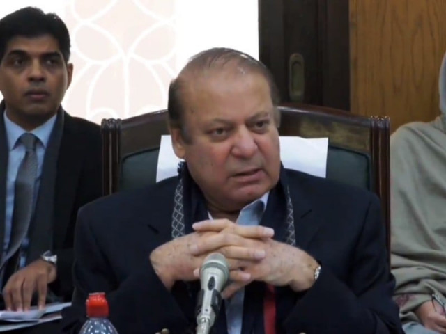 former prime minister nawaz sharif addressing a parliamentary board meeting on december 19 2023 screengrab former prime minister nawaz sharif addressing a parliamentary board meeting on december 19 2023 screengrab