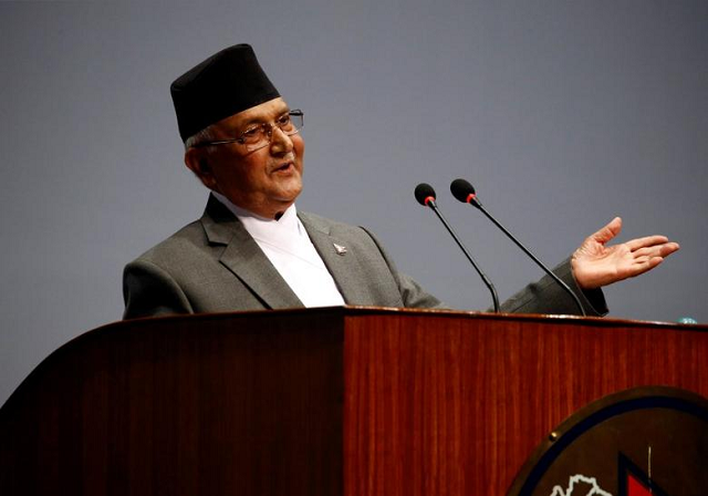 nepal prime minister kp sharma oli photo reuters file