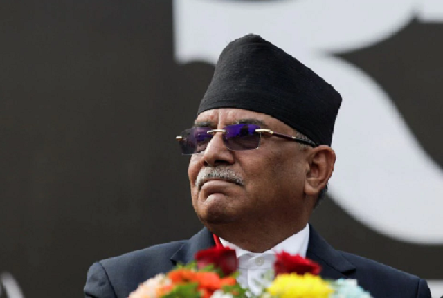 nepal s newly elected prime minister pushpa kamal dahal also known as prachanda smiles as he sits on a chair after administering the oath of office at the presidential building shital niwas in kathmandu nepal december 26 2022 photo reuters nepal s newly elected prime minister pushpa kamal dahal also known as prachanda smiles as he sits on a chair after administering the oath of office at the presidential building shital niwas in kathmandu nepal december 26 2022 photo reuters