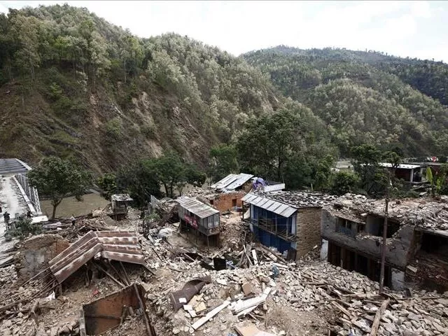 mountain village landslides kill 16 in nepal sweep away homes mountain village landslides kill 16 in nepal sweep away homes