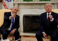 trump lauds netanyahu relationship rebukes harris on gaza