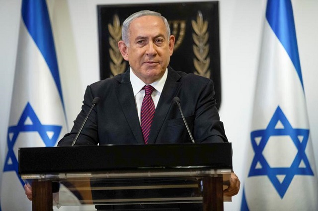 israeli prime minister benjamin netanyahu delivers a statement at the knesset israel s parliament in jerusalem december 22 2020 photo reuters