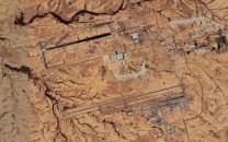 satellite images show damage on israeli air base after iranian attack